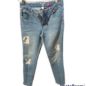 Cat&Jack blue Jeans Size 16 Super skinny